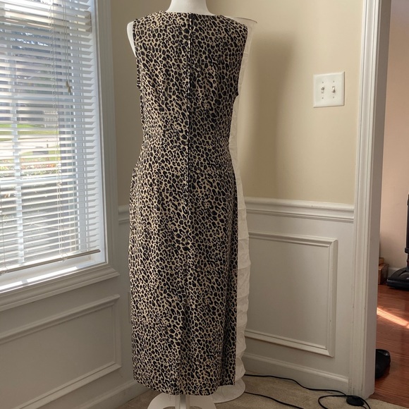Sag Harbor Leopard Print Wrap Sleeveless Dress - Picture 11 of 14